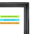 Молдинг 5000х30х9,5 мм Чорний SW-00002676