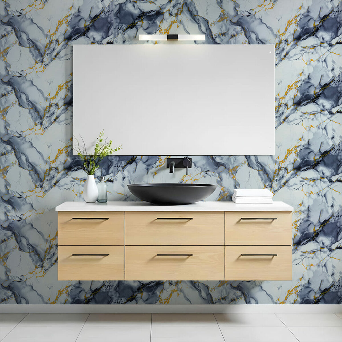 Самоклеюча стінова PET плитка у рулоні 600х3000х2мм SW-00002636