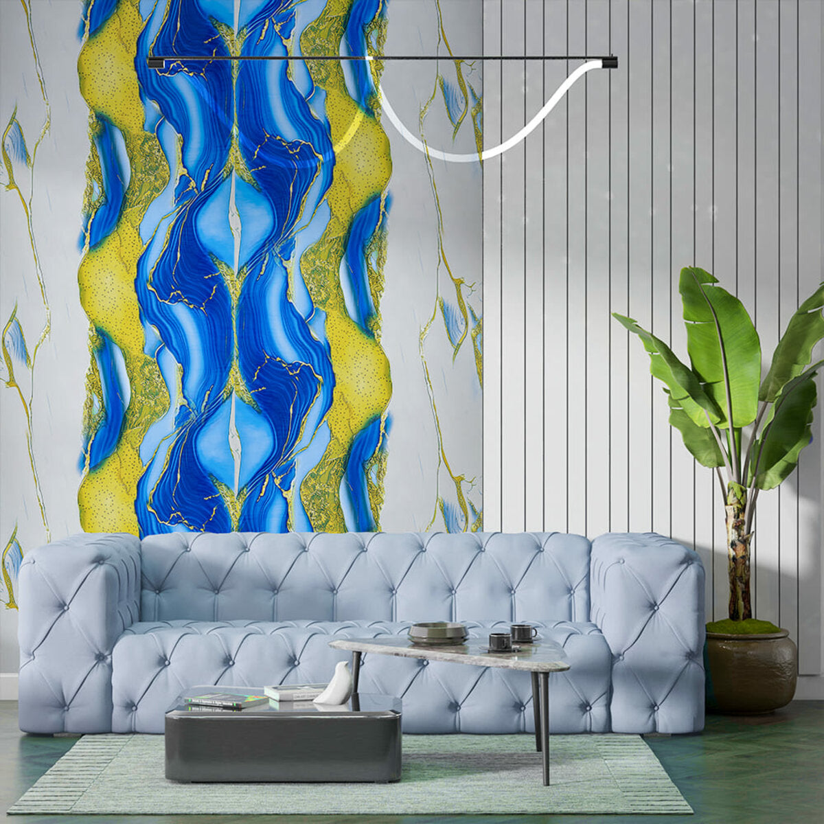 Самоклеюча стінова PET плитка в рулоні 1200х3000х2мм SW-00002664