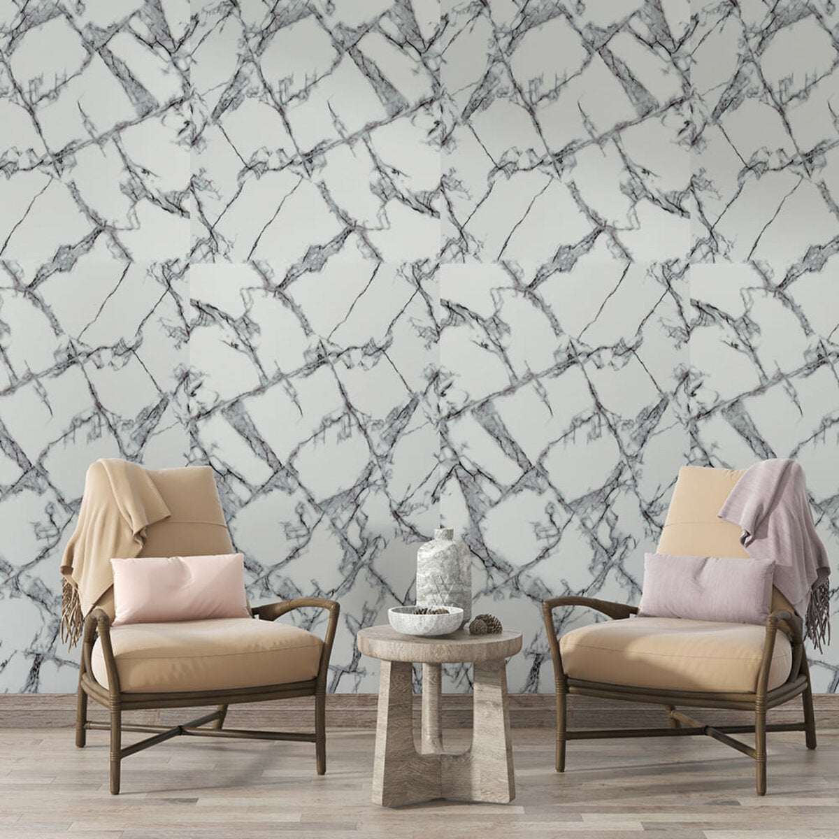 Самоклеюча стінова PET плитка у рулоні 600х3000х2мм SW-00002428