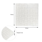 Самоклеюча декоративна 3D панель 700х700х5мм Плетіння (176) HO-00000189