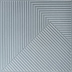 Самоклеюча декоративна 3D панель 500х500х5мм Бамбук Сірий HO-00002878