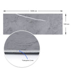 Плінтус вініловий самоклеючий 5000х100х2мм Глянцсовий (D) SW-00002122