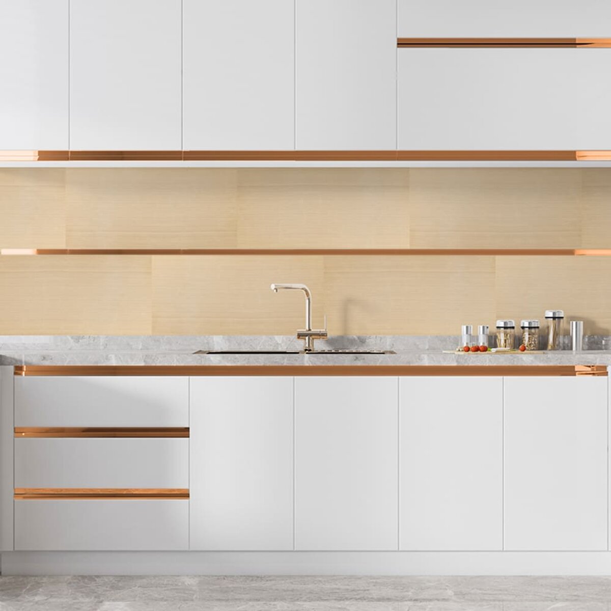 Молдинг 5000х18х1мм Рожеве золото SW-00002685