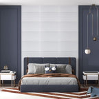 Панель стінова 3D 700х700х5мм Квадрат білий SW-00001802