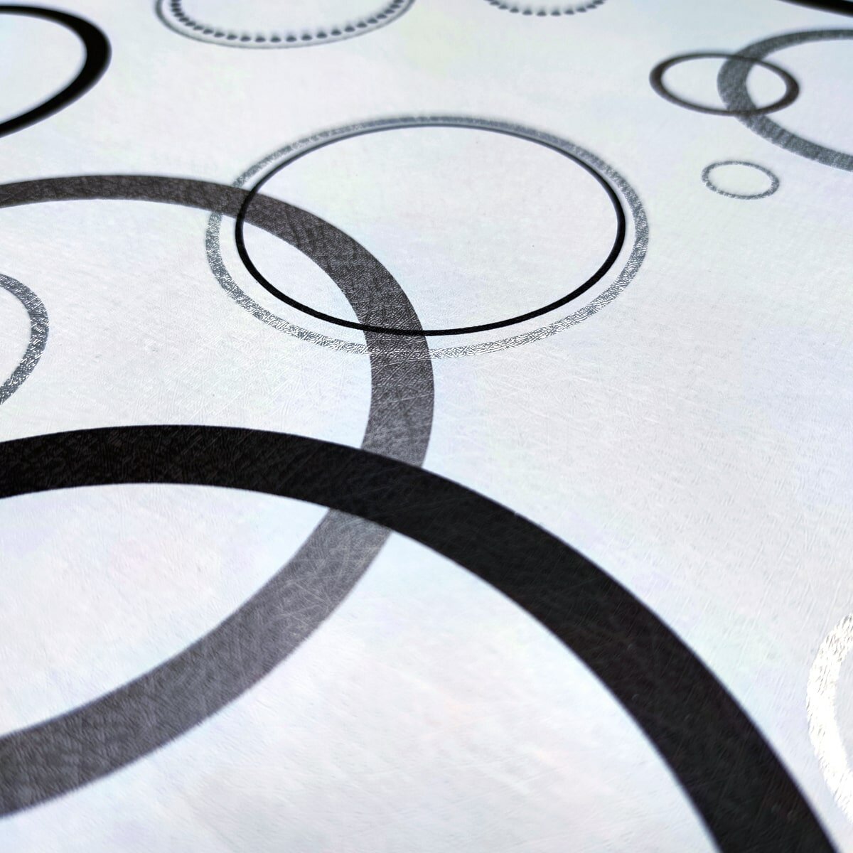 Самоклеюча плівка 0,45х10м х 0,07мм Срібні круги SW-00001201