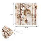 Панель стінова 3D 700х700х4мм Дерева HO-00001987