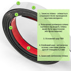 Молдинг 5000х18х1мм Сріблявий SW-00002684