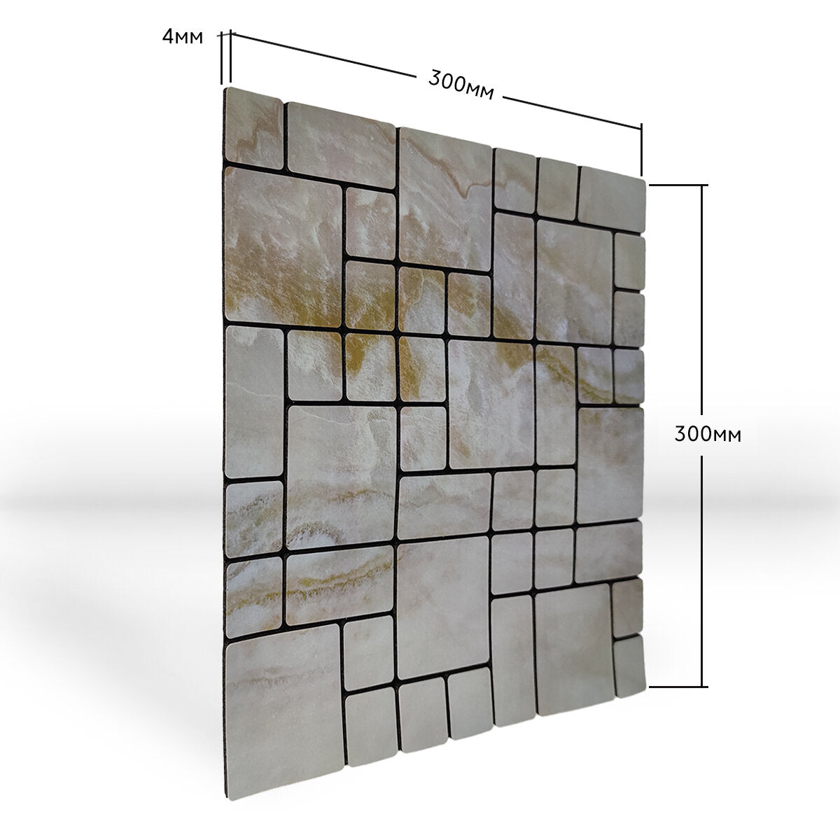 Самоклеюча PET мозаїка 300х300х4мм SW-00001656