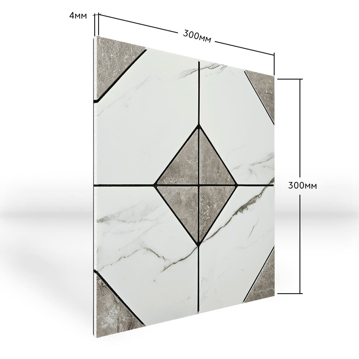 Самоклеюча PET мозаїка 300х300х4мм SW-00002445