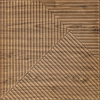 Самоклеюча декоративна 3D панель 500х500х5мм Бамбук темний Дуб HO-00002886