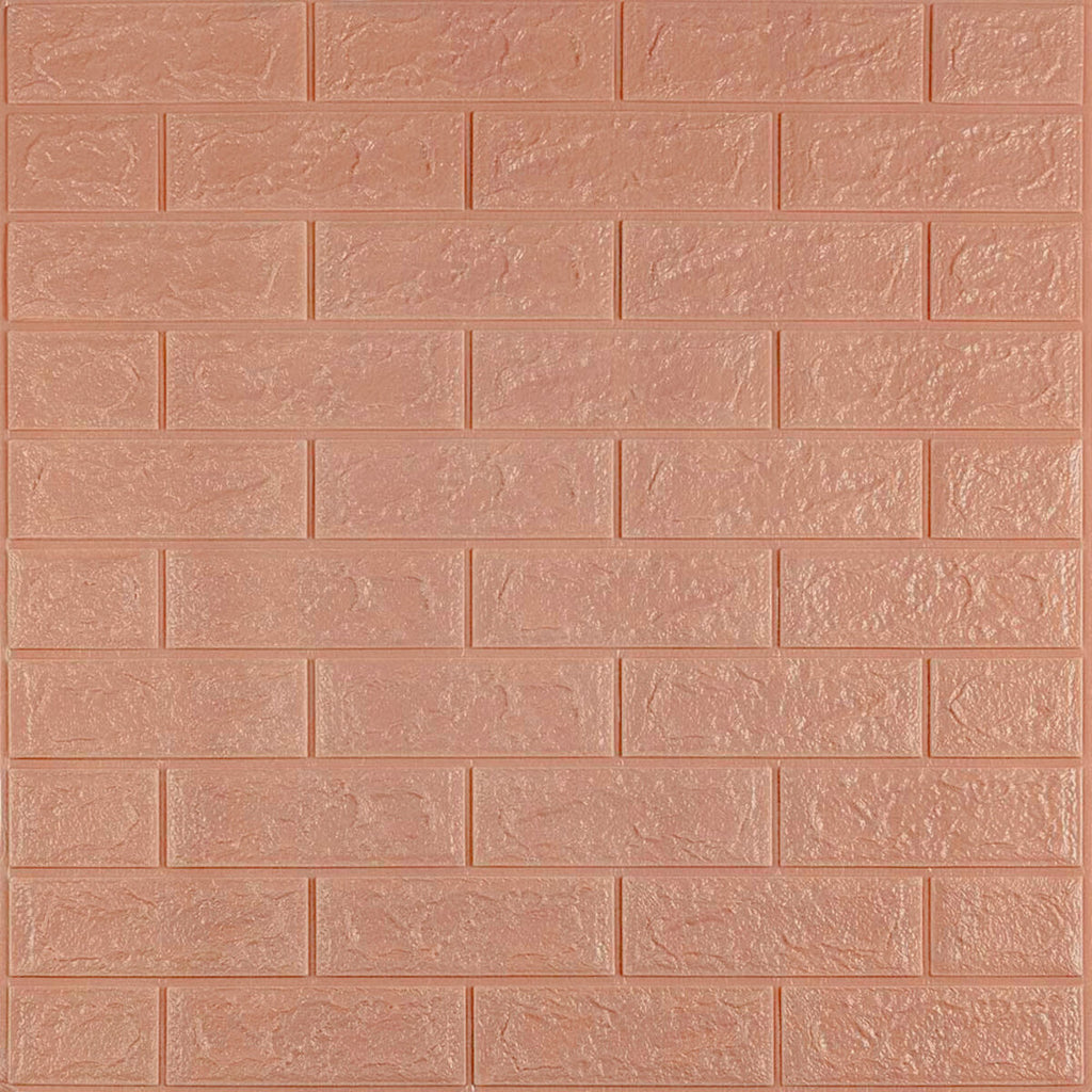 3D панель самоклеюча 700x770x3мм цегла Пудра HO-00001716