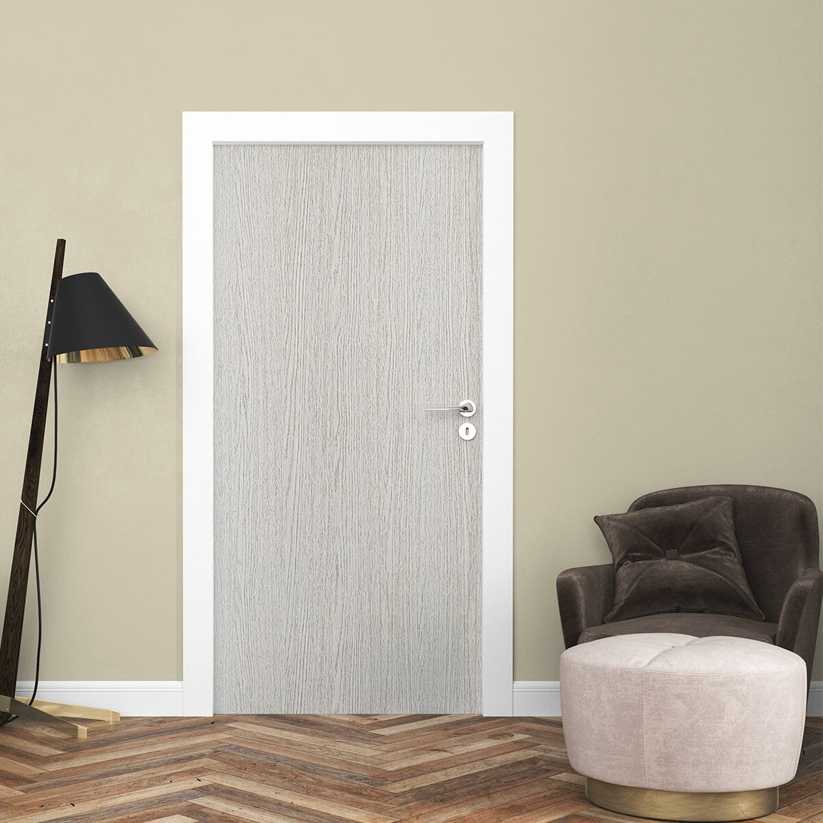 Самоклеюча плівка 0,45х10м х 0,07мм Бежеве дерево HO-00000811