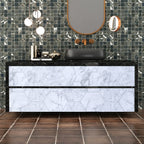 Самоклеюча плівка 0,45х10м х 0,07мм Сірий мармур срібні соти HO-00001213