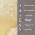 Самоклеюча стінова PET плитка у рулоні600х3000х2мм SW-00002430