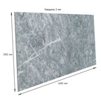 Самоклеюча стінова PET плитка 600х300х2мм SW-00002875