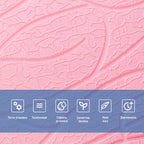 Панель 3D 700х700х6мм Рожевий SW-00001950