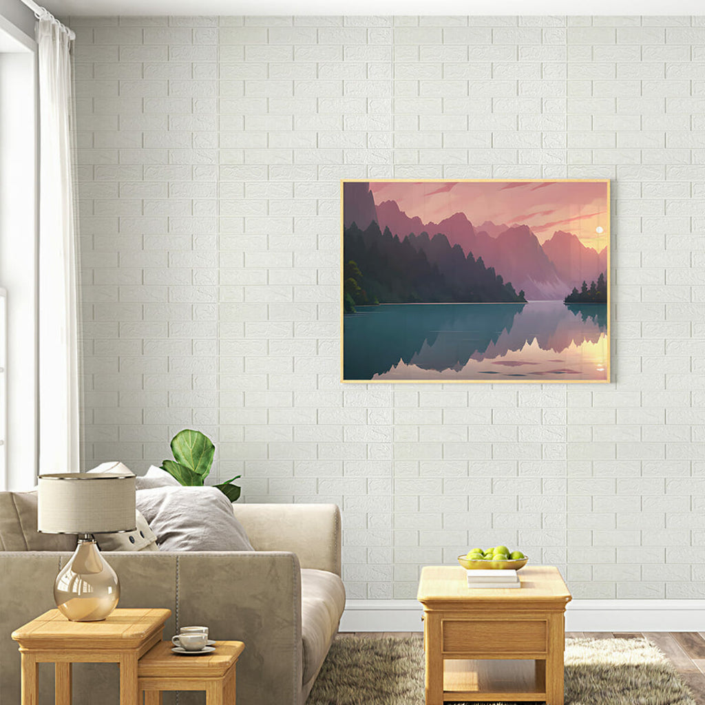 Панель стінова 3D 700х770х2мм Білий SW-00001914