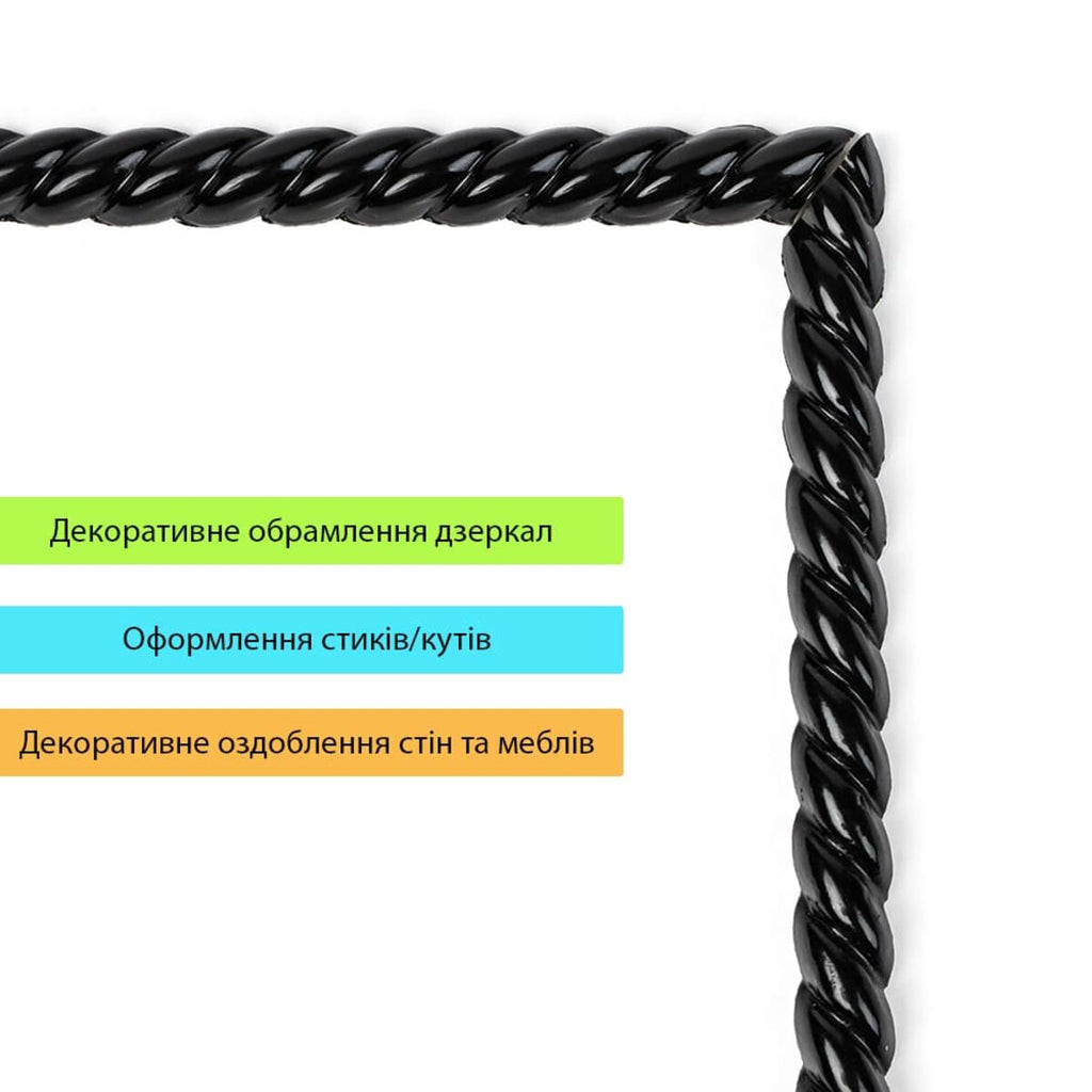 Молдинг 5000х10х7мм Чорний HO-00002682