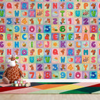 Набір панелей стінових 3D 700х1400х4мм Абетка (2шт) SW-00002352