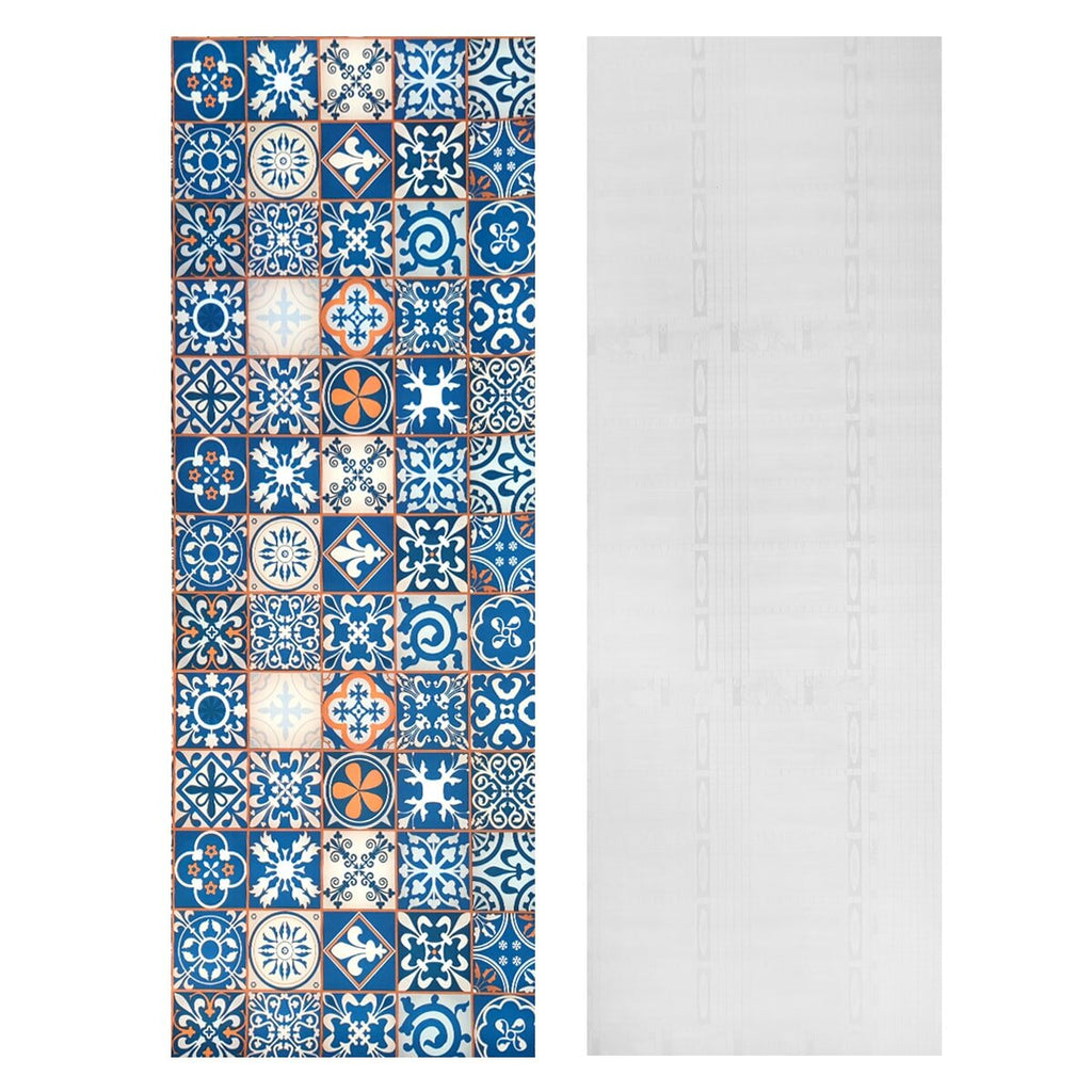 Самоклеюча плівка на паперовій основі 0,45х10м х 0,07мм Вінтажна синя мозаїка HO-00000787