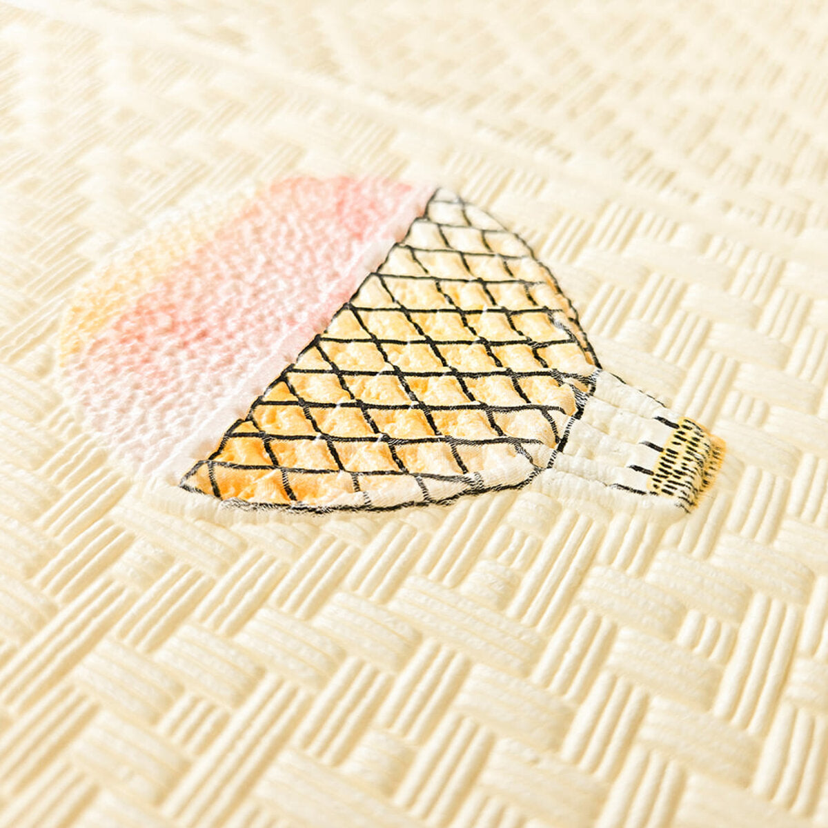 Панель стінова 3D 700х700х4мм Повітряні кулі рогожка SW-00001973