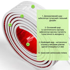 Молдинг 3000х50х6 мм Білий HO-00002687