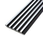 Рейка декоративна PS 2900х120х12мм Чорний зі сріблом SW-00002133