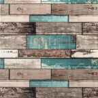 Декоративна 3D панель самоклейка 700х700х6мм Синє дерево (088) HO-00000275