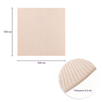 Самоклеюча плитка під ковролін молочний 300х300х4,5мм SW-00002482