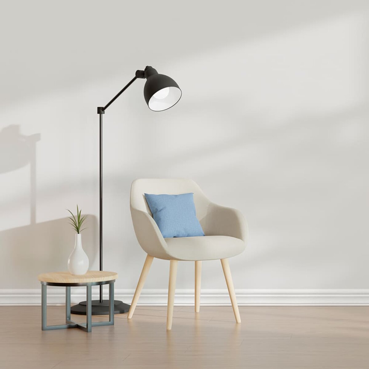 Плинтус РР самоклеючий 2320х85х7мм Білий (D) SW-00002592