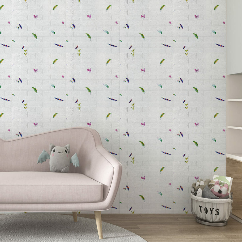 Панель 3D 700х770х3мм Пір'я SW-00001969