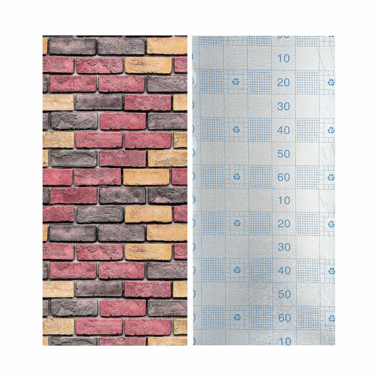 Самоклеючі шпалери 2800х500х1,5мм Червона екатериновлавська цегла (D) SW-00001944