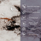 Самоклеюча стінова PET плитка 600х300х2мм SW-00002297