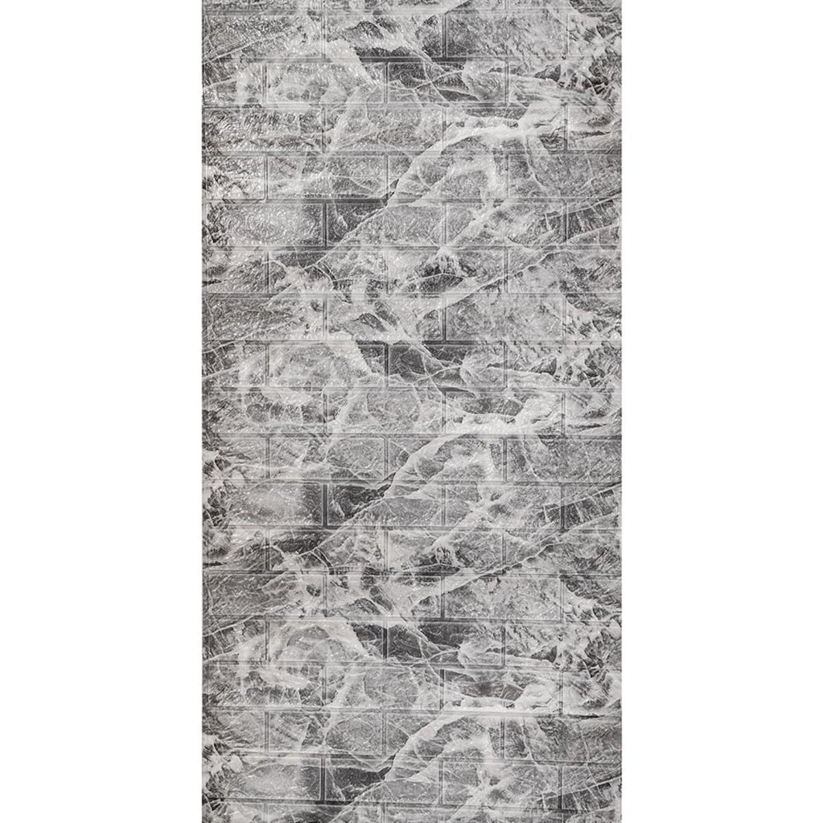 R061-2 Панель стінова у рулоні 3D 700мм*3.08м*2мм мармур чорний (D) HO-00002536