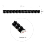 Молдинг 5000х10х7мм Чорний HO-00002682