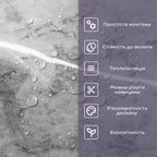 Самоклеюча стінова PET плитка 600х300х2мм SW-00001683