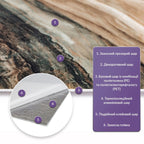 Самоклеюча стінова PET плитка 600х300х2мм SW-00002309