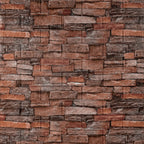 Самоклеюча декоративна 3D панель 700х770х5мм Червона цегла піщаник (058) HO-00000177