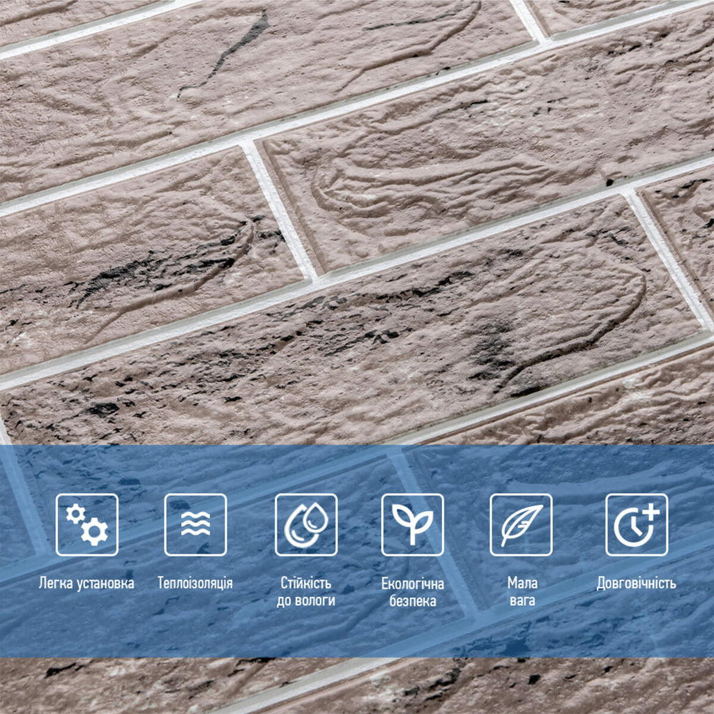 Панель стінова 3D 700х700х4мм Мокко SW-00001992