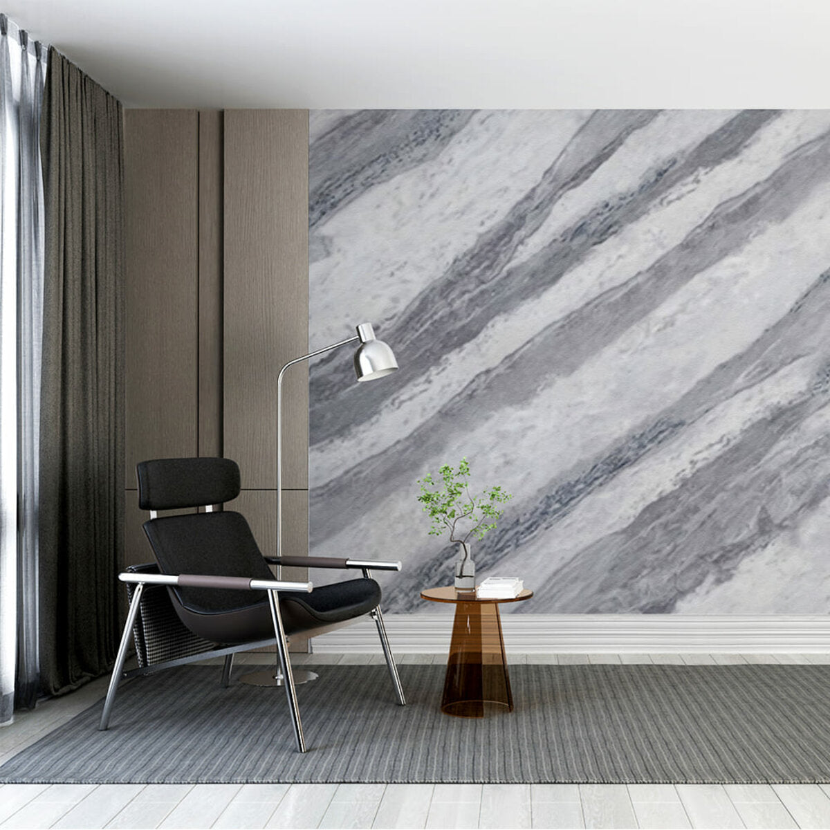 Плінтус РР самоклеючий 2300х140х4мм Білий (D) HO-00001808