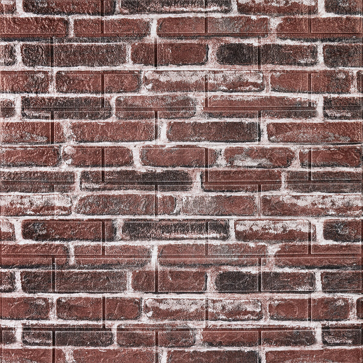 Декоративна 3D панель самоклейка 700х770х5мм Цегла червона Катеринославська (043) HO-00000031