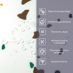 Самоклеюча стінова PET плитка 600х300х2мм SW-00001676