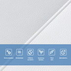 Панель стінова 3D 700х700х5мм Квадрат білий SW-00001802