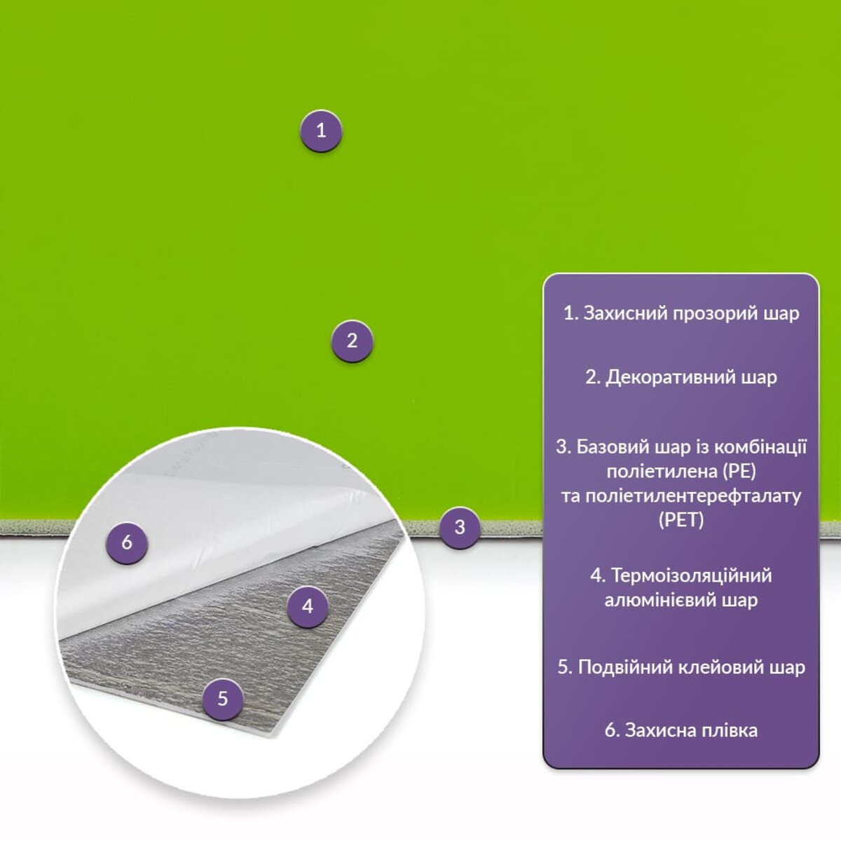 Самоклеюча стінова PET плитка 600х300х2мм SW-00002245