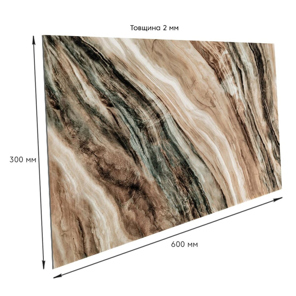 Самоклеюча стінова PET плитка 600х300х2мм SW-00002309