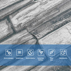 Панель стінова 3D 680х680х4мм Сірий сланець SW-00002003