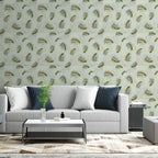 Панель стінова 3D 680х670х4мм Папороть на бежовому фоні (D) SW-00001983