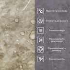 Самоклеюча стінова PET плитка у рулоні 600х3000х2мм SW-00002432