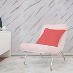 Плінтус РР самоклеючий 2300х70х4мм Білий з сірою смужкою (D) HO-00001833